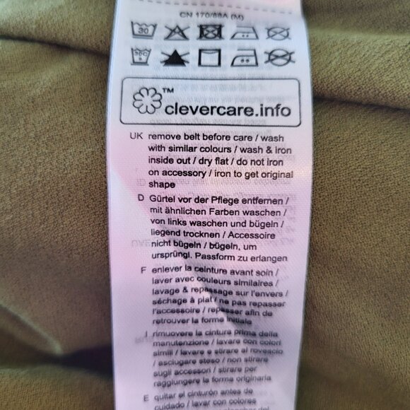 Green faux wrap dress - Picture 5 of 6